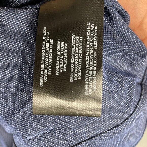 NEW Banana Republic Men's Size 36 Comfort Flat Front Shorts Navy - Picture 5 of 6